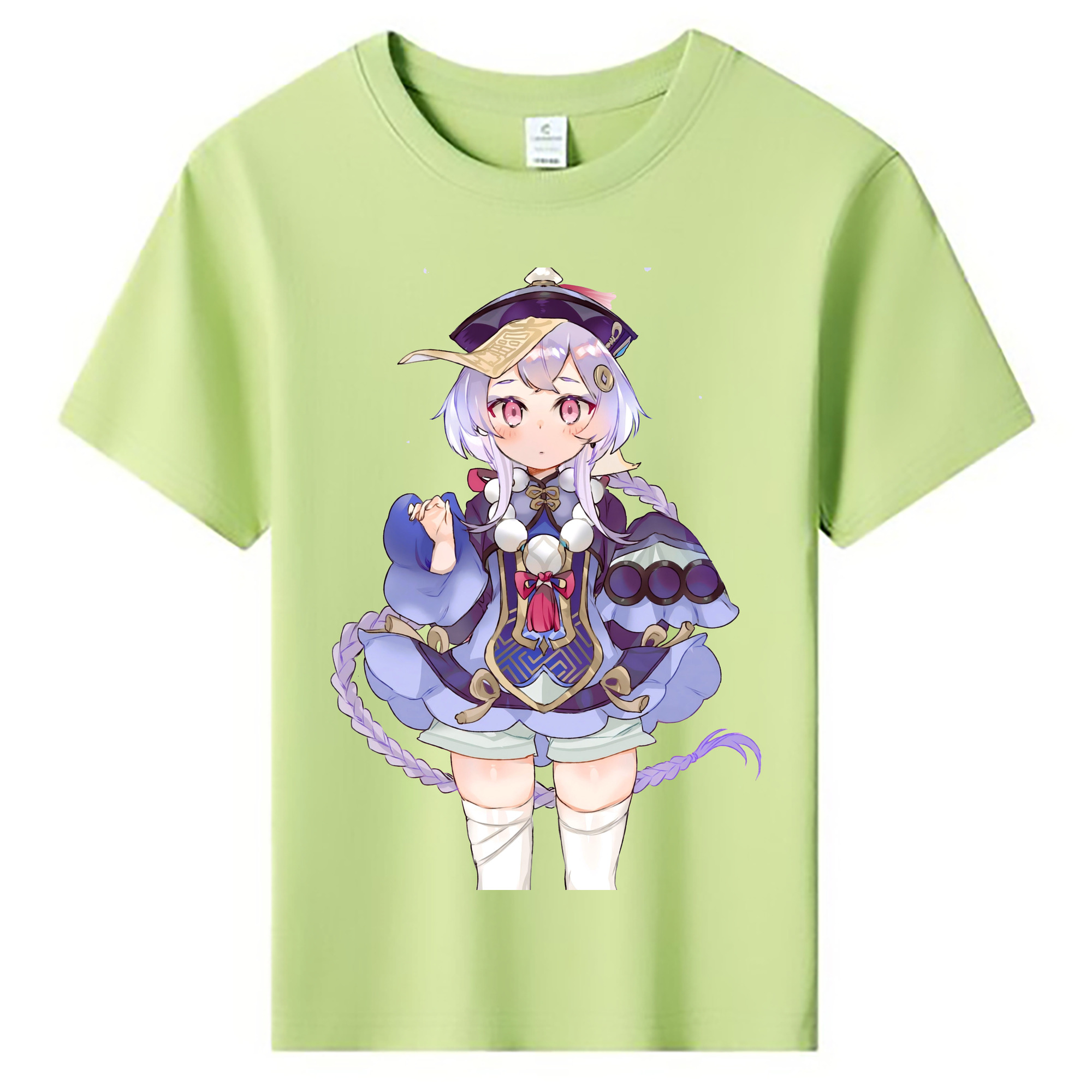 げんし神 七七 なな  genshin Nana 綿100％キッズTシャツ（フロントプリント）